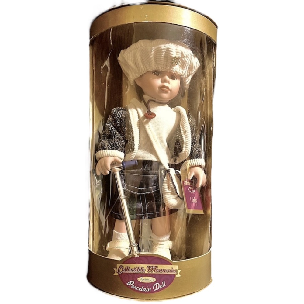 Libby Collectible Memories Genuine porcelain Doll Limited Collector's Edition